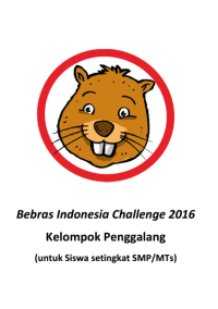 Image of Bebras Indonesia Challenge 2016 Kelompok Penggalang